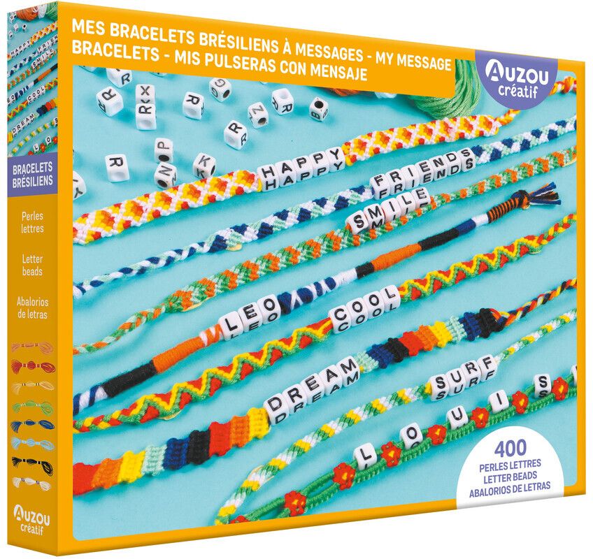 MON COFFRET D'ARTISTE - MES BRACELETS BRESILIENS A MESSAGES