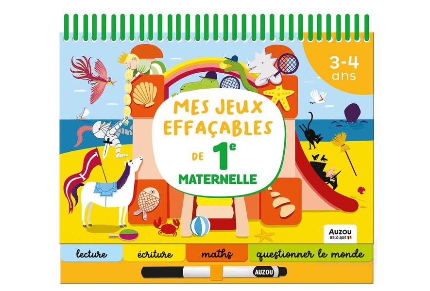 MES JEUX EFFACABLES DE 1RE MATERNELLE