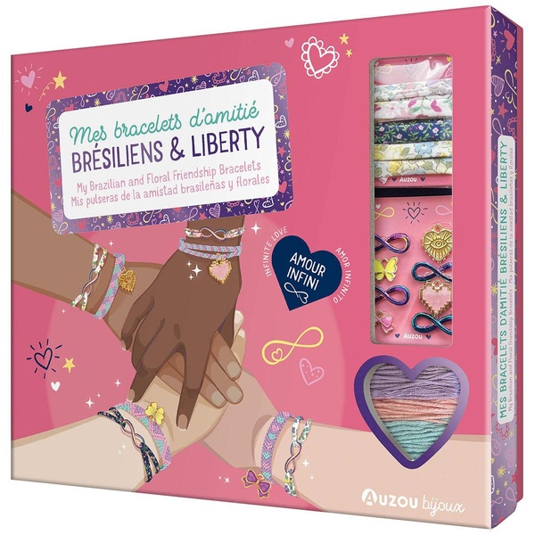 MES BRACELETS D'AMITIE BRESILIENS ET LIBERTY - AMOUR INFINI