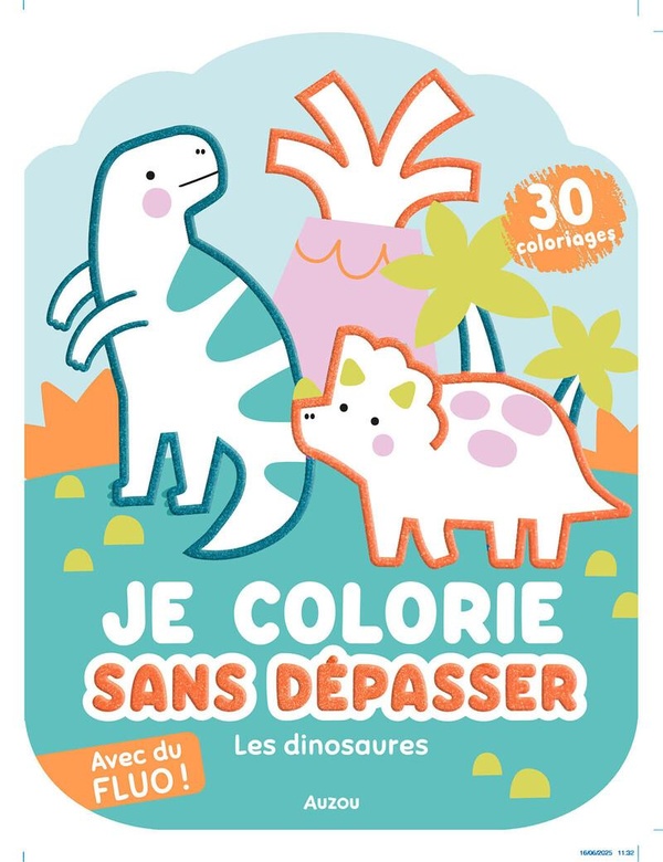JE COLORIE SANS DEPASSER - LES DINOSAURES
