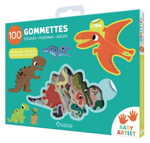 100 GOMMETTES - DINOSAURES