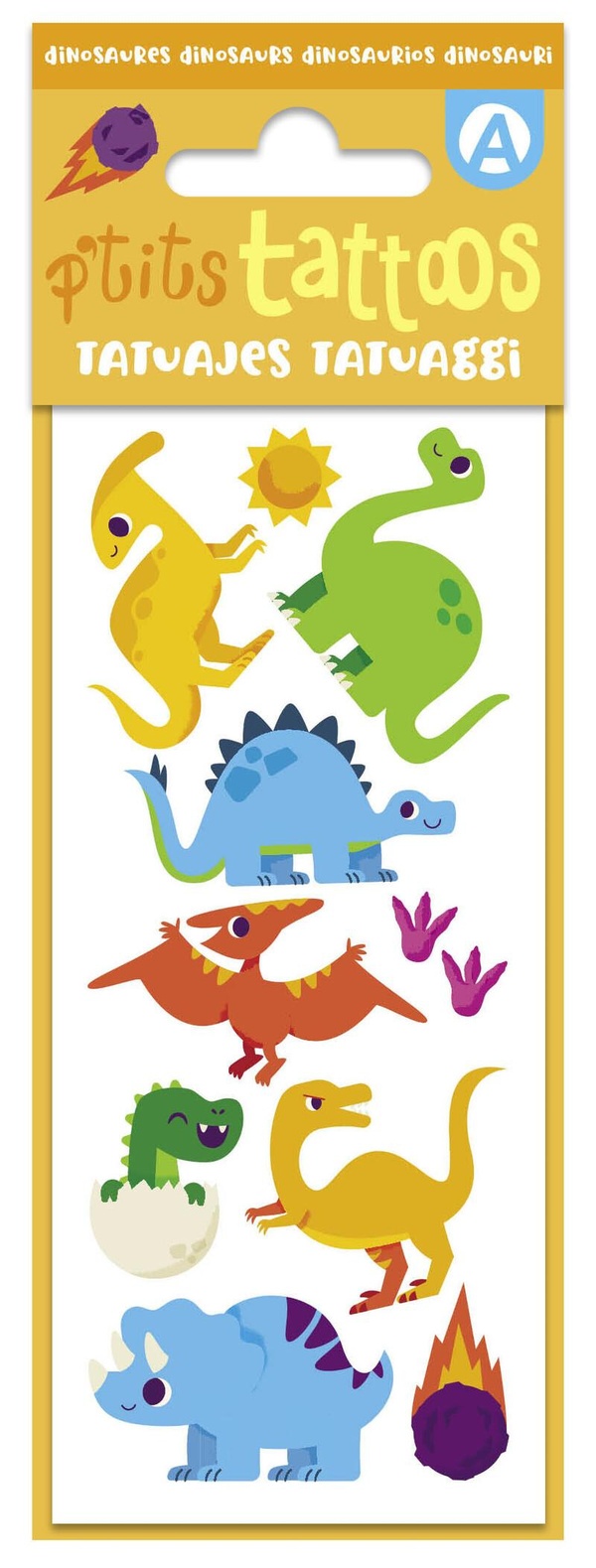 MES P'TITS TATTOOS DINOSAURES