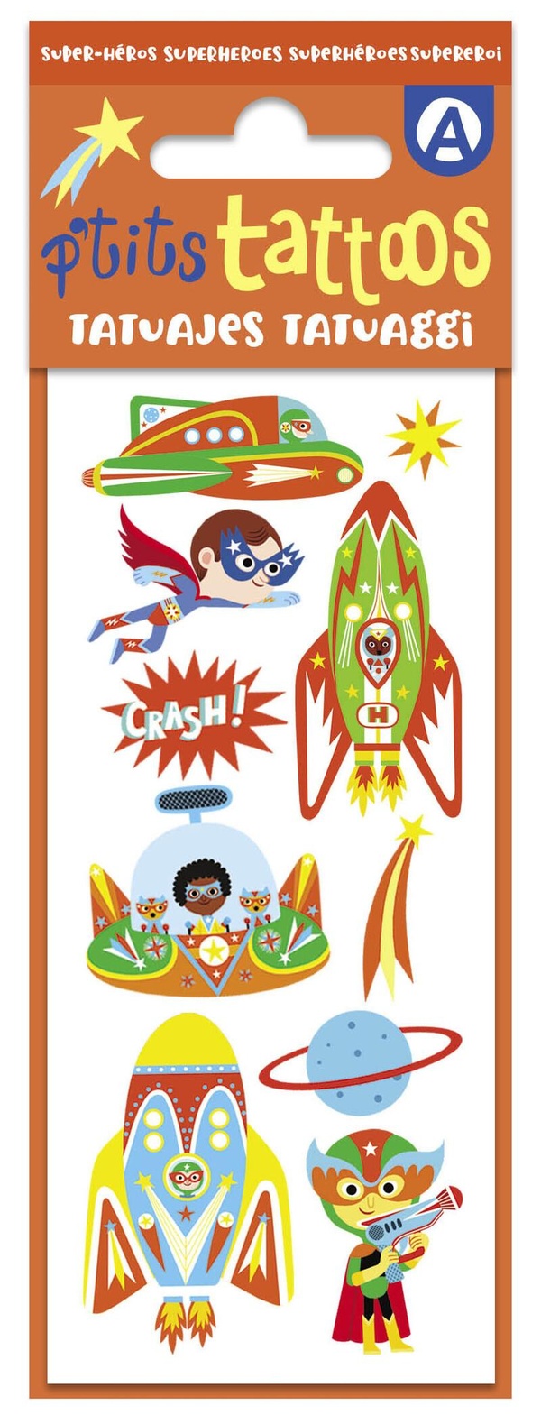 MES P'TITS TATTOOS SUPER-HEROS