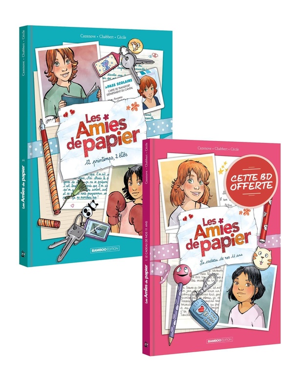 LES AMIES DE PAPIER - T01 + T02 - PACK PROMO