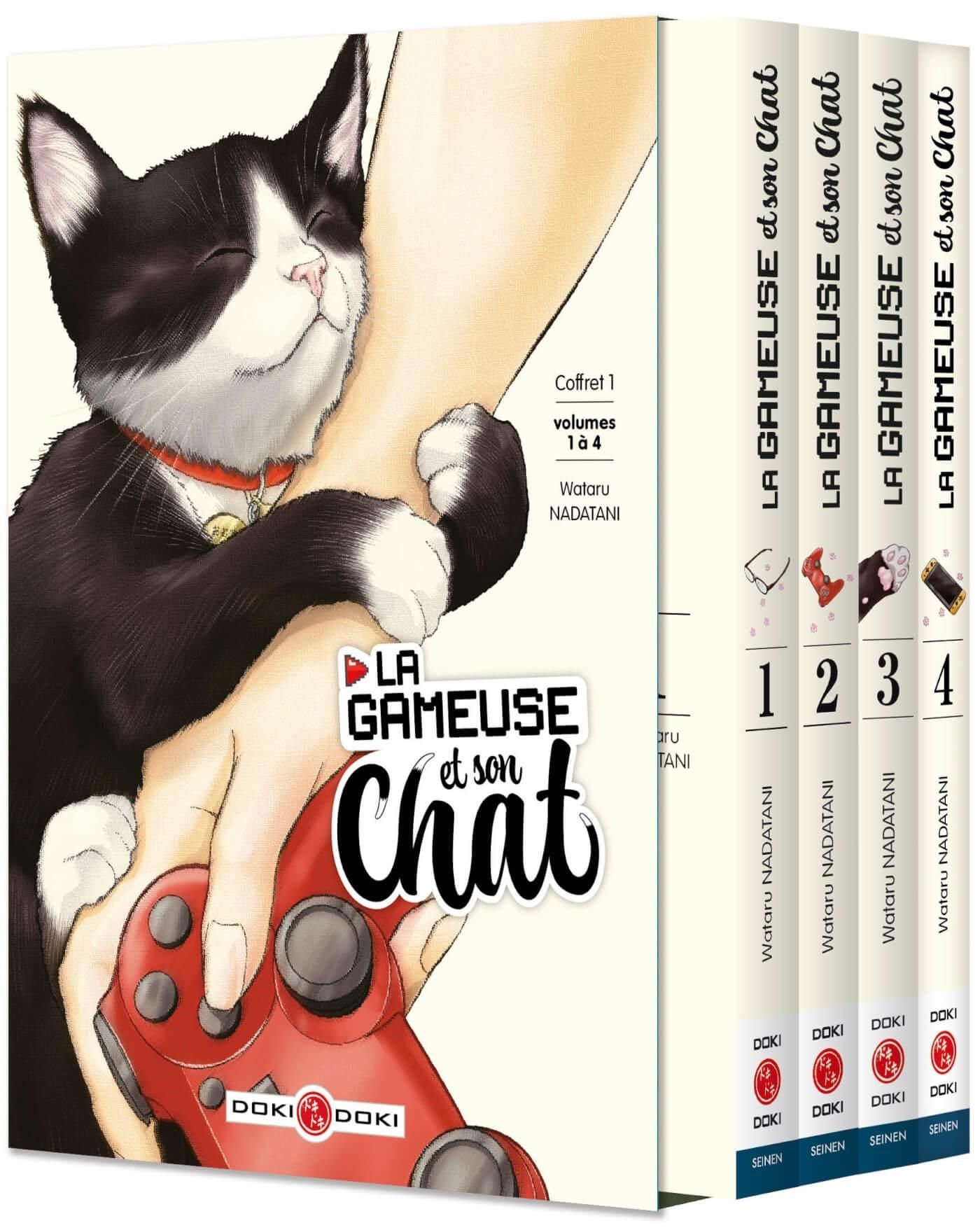 LA GAMEUSE ET SON CHAT - COFFRET VOL. 01 A 04