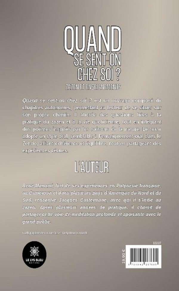 QUAND SE SENT-ON CHEZ SOI ? - ZAZEN ET ENSEIGNEMENTS