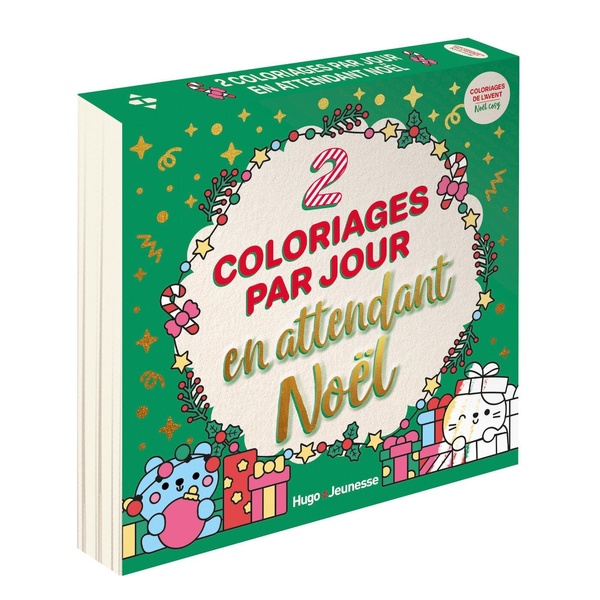 2 COLORIAGES PAR JOUR EN ATTENDANT NOEL - NOEL COSY - COLORIAGES DE L'AVENT