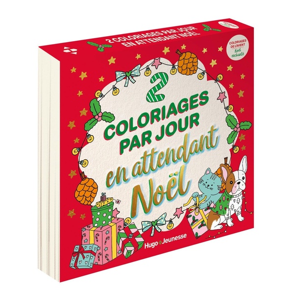 2 COLORIAGES PAR JOUR EN ATTENDANT NOEL - NOEL ENCHANTE - COLORIAGES DE L'AVENT