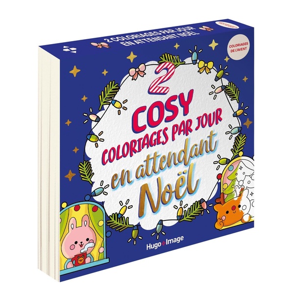 2 COSY COLORIAGES PAR JOUR EN ATTENDANT NOEL - COLORIAGES DE L'AVENT