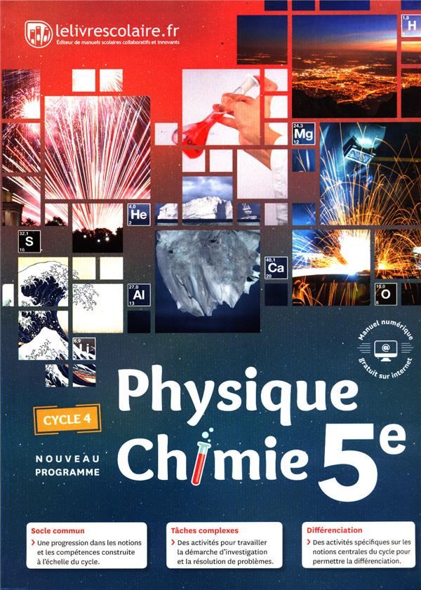 PHYSIQUE-CHIMIE 5E, EDITION 2017