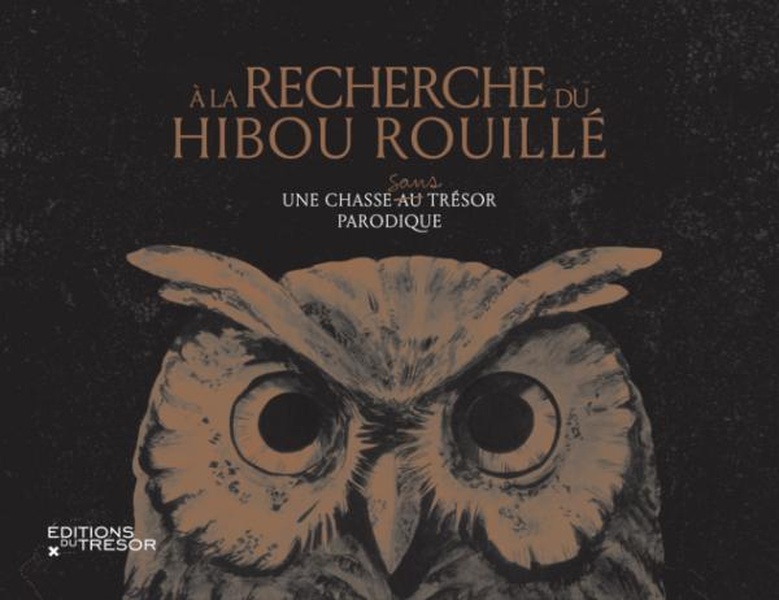 A LA RECHERCHE DU HIBOU ROUILLE - UNE CHASSE AU TRESOR PARODIQUE - ILLUSTRATIONS, NOIR ET BLANC