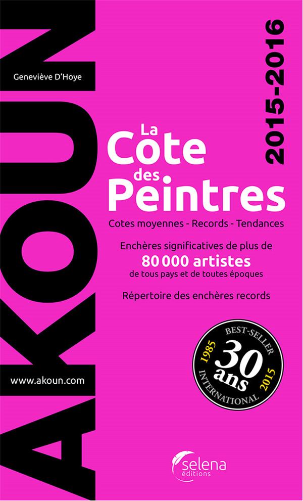 LA COTE DES PEINTRES 2015-2016  -