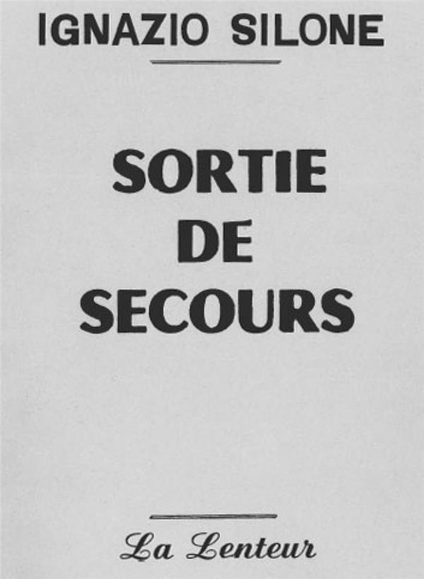 SORTIE DE SECOURS