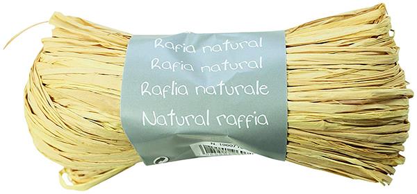 Pelote raphia naturel 50g, naturel