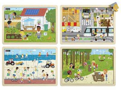 Puzzle bois developpement durable
