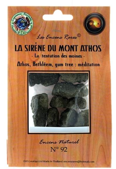 ENCENS RARES : LA SIRENE DU MONT ATHOS - LA TENTATION DES MOINES - MEDITATION - 25 GR