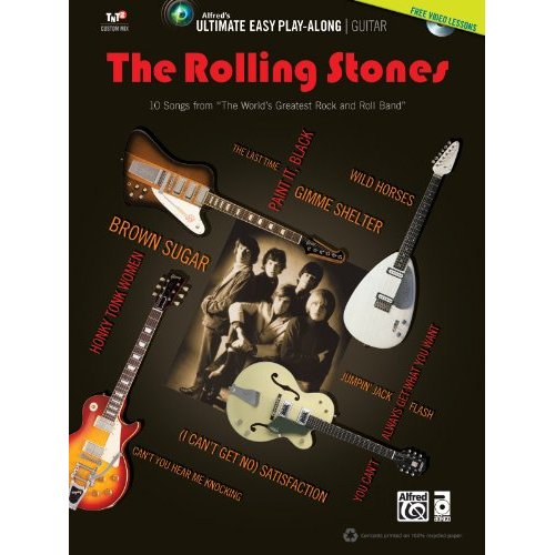 ULTIMATE EASY GUITAR P-A: THE ROLLING STONES -  RECUEIL + DVD