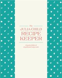 THE JULIA CHILD RECIPE KEEPER 24 RECIPE POCKETS & 6 PERFORATED RECIPE CARDS /ANGLAIS