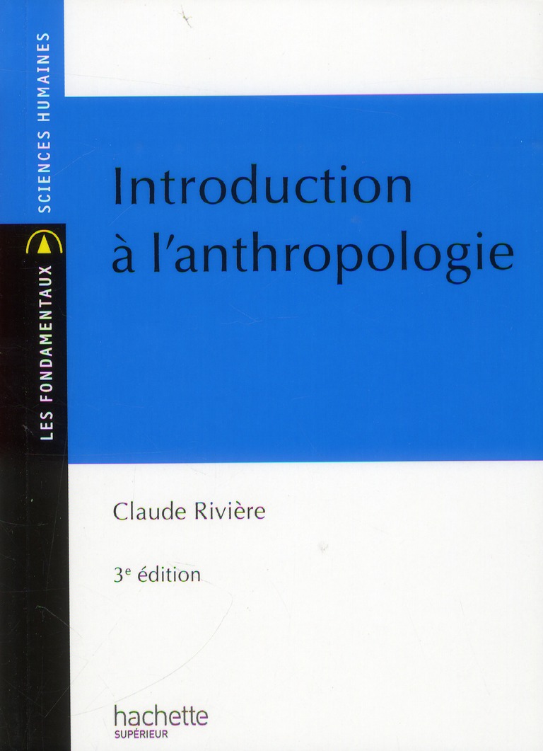 INTRODUCTION A L'ANTHROPOLOGIE