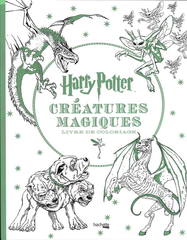 Harry potter creatures magiques - livre de coloriage
