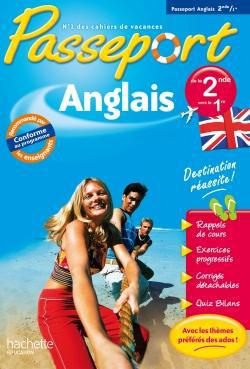 Passeport cahier de vacances - anglais de la 2de a la 1re