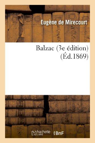 BALZAC (3E EDITION)