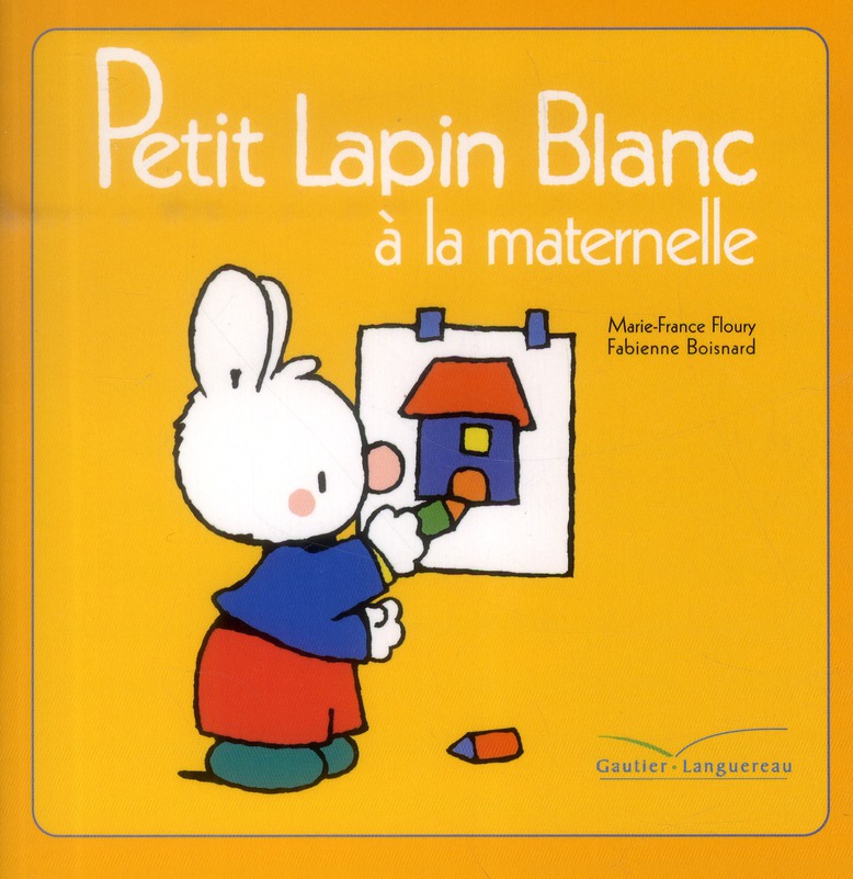 Petit lapin blanc a la maternelle
