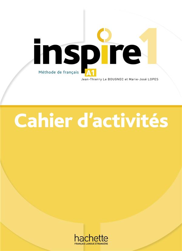 INSPIRE 1 : CAHIER D'ACTIVITES
