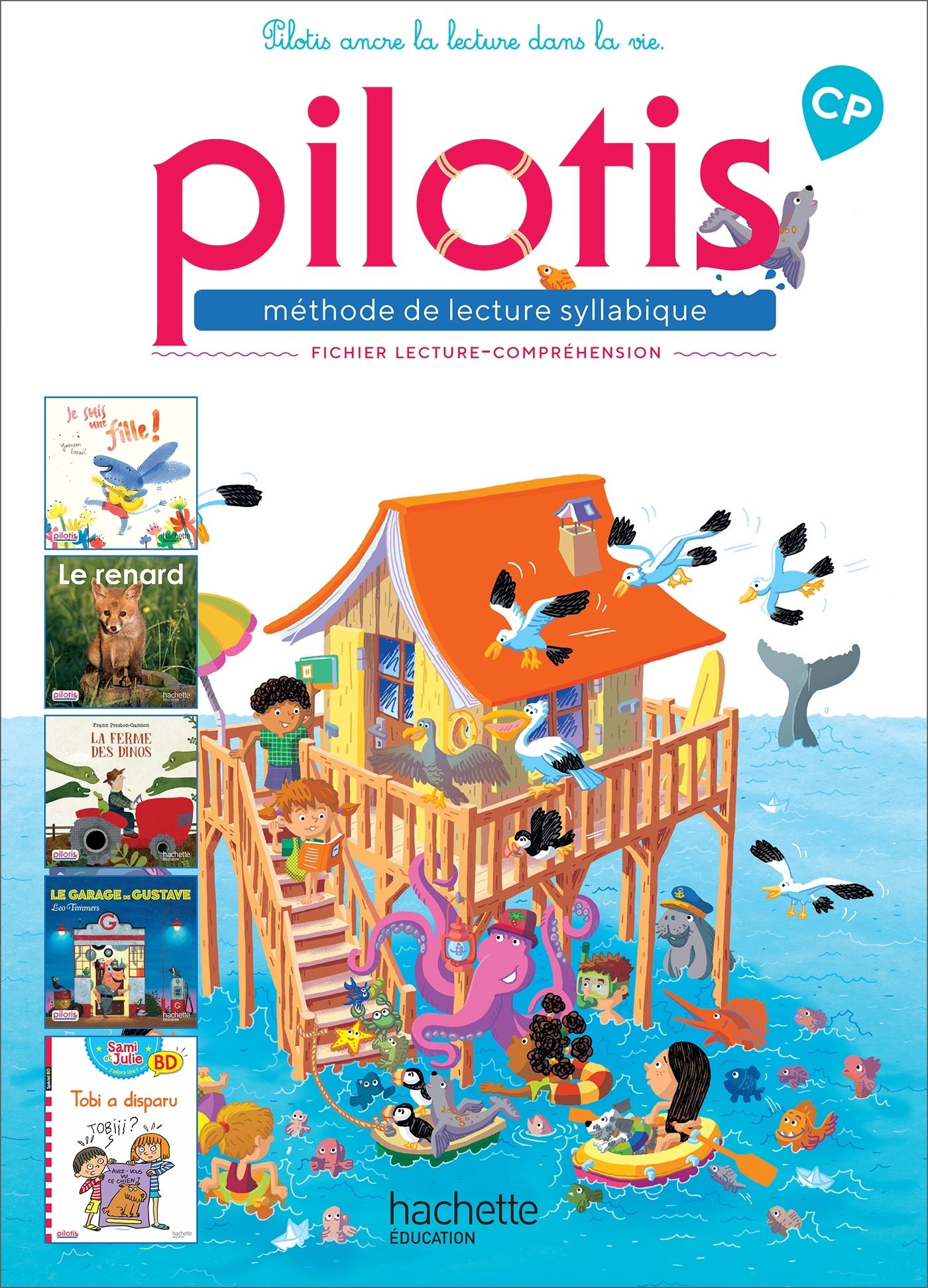 Lecture cp - collection pilotis - fichier de lecture-comprehension - edition 2019