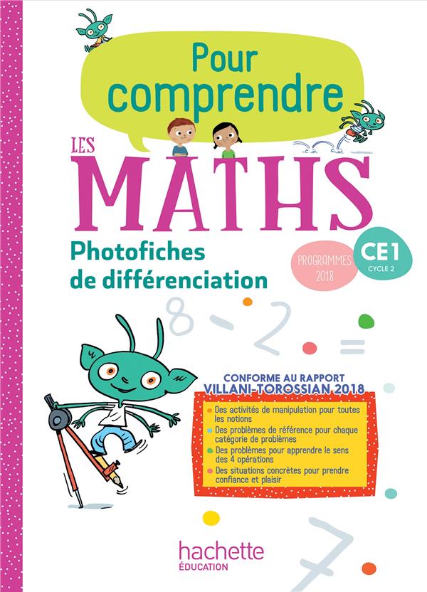 Pour comprendre les maths ce1 - photofiches - ed. 2019