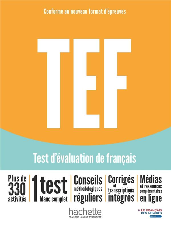 Tef livre d'entrainement - nouvelle edition
