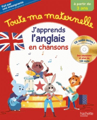 Toute ma maternelle j'apprends l'anglais + cd audio des 3 ans