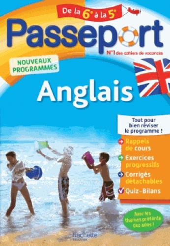 Passeport - anglais de la 6e a la 5e - cahier de vacances 2021