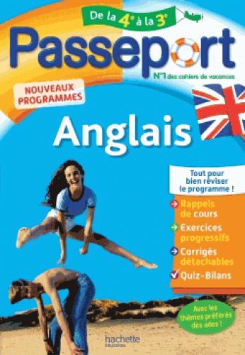 Passeport - anglais de la 4e a la 3e - cahier de vacances 2021