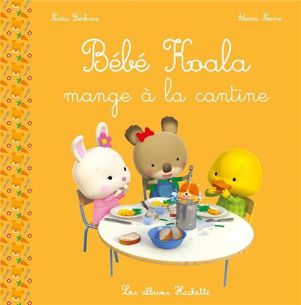 Bebe koala mange a la cantine