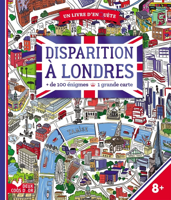 Disparition a londres - livre avec carte