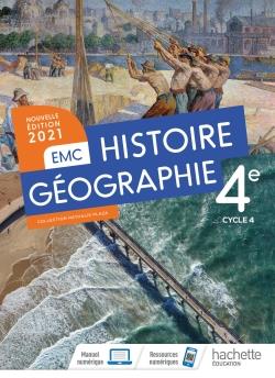 Histoire - geographie emc 4e - livre eleve - ed. 2021