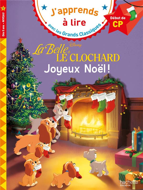 Disney - la belle et le clochard : joyeux noel cp niveau 1