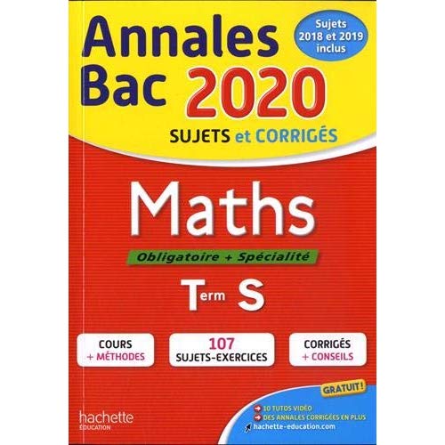 Annales bac 2020 maths term s