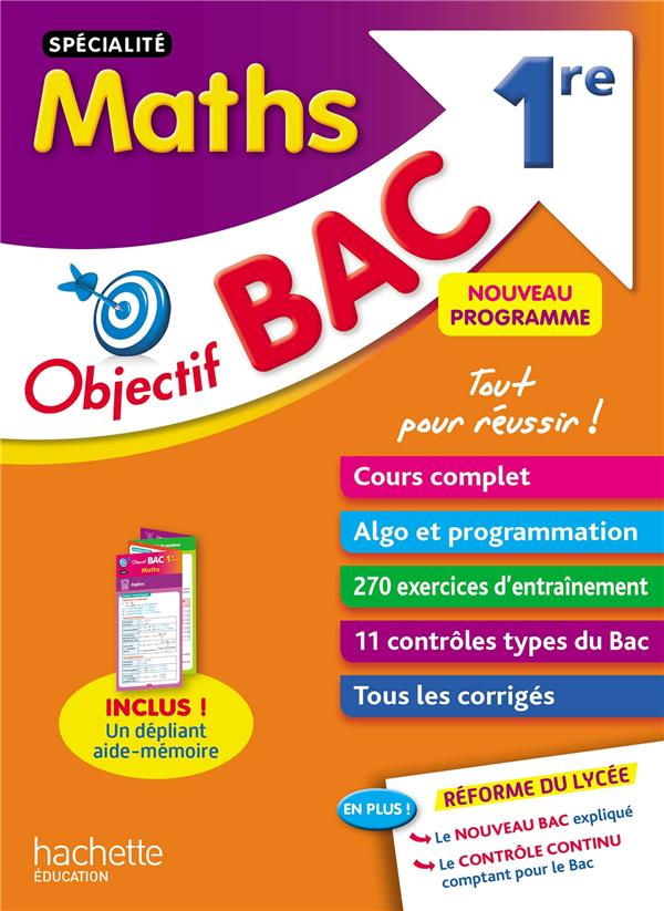 Objectif bac specialite maths 1re