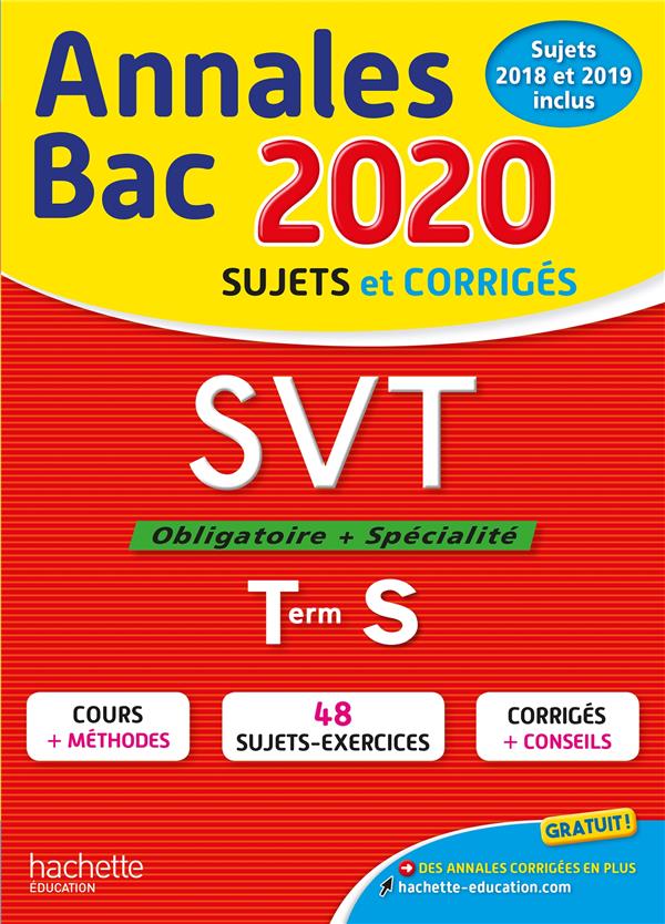 Annales bac 2020 svt term s