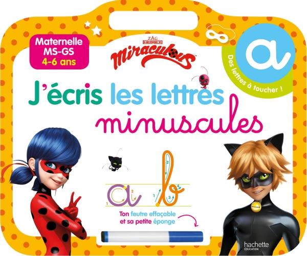 Miraculous - ardoise j'ecris les lettres minuscules