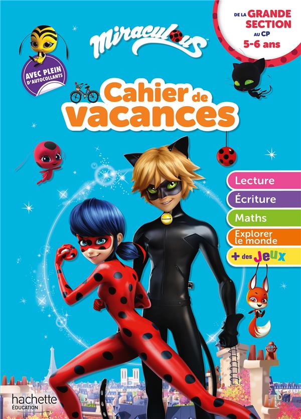 Miraculous - cahier de vacances 2020, de la grande section au cp