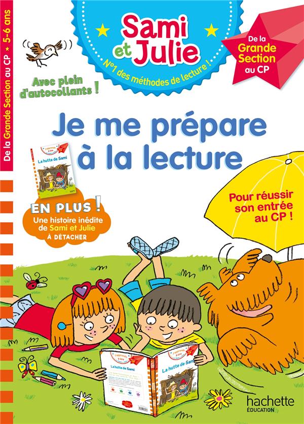 Sami et julie - je me prepare a la lecture de la grande section au cp - cahier de vacances 2026