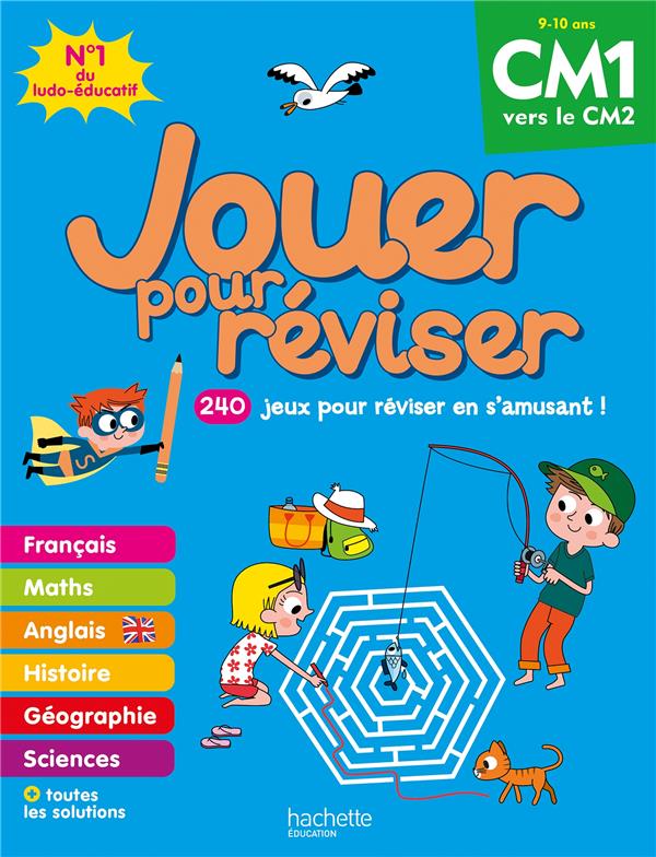 Jouer pour reviser - du cm1 au cm2 9-10 ans - cahier de vacances 2020