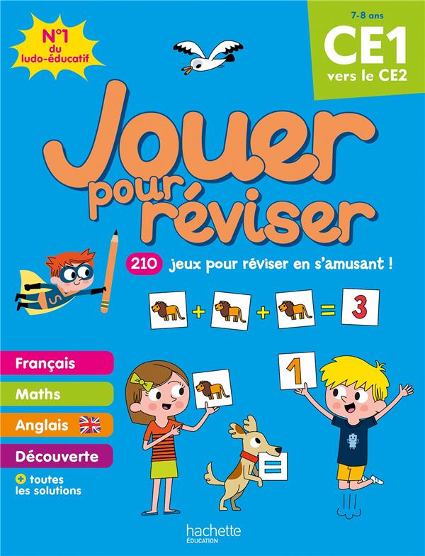 Jouer pour reviser - du ce1 au ce2 7-8 ans - cahier de vacances 2020