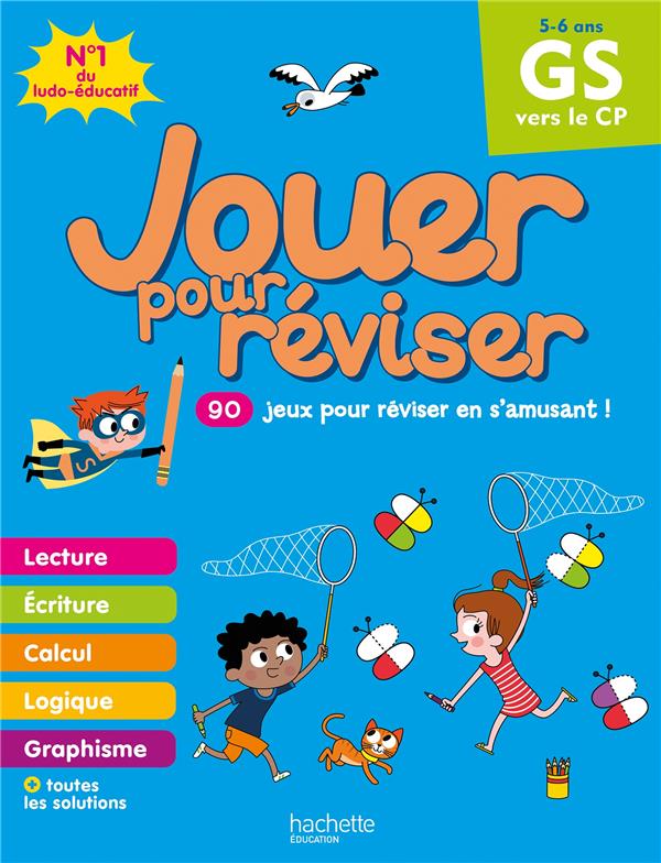 Jouer pour reviser - de la grande section au cp 5-6 ans - cahier de vacances 2020