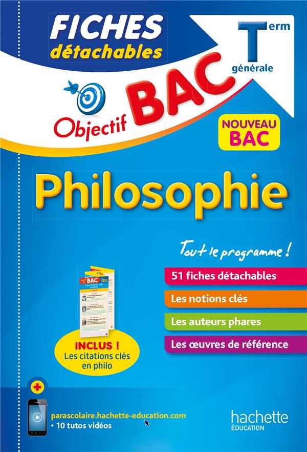 Objectif bac fiches detachables philosophie term
