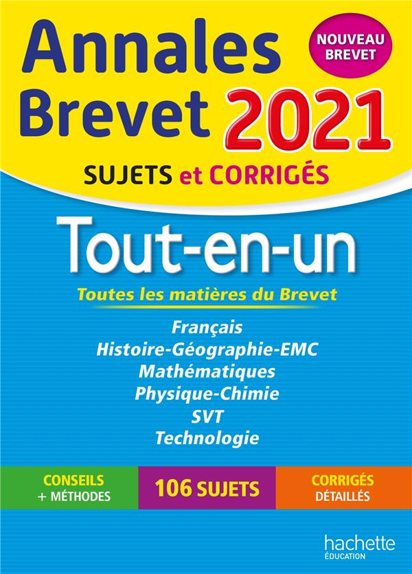Annales brevet 2021 tout-en-un