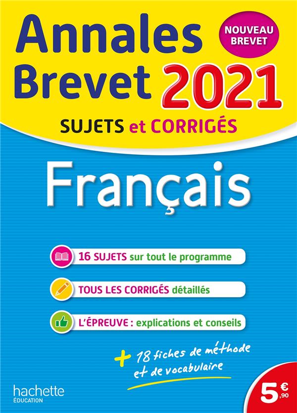 Annales brevet 2021 francais